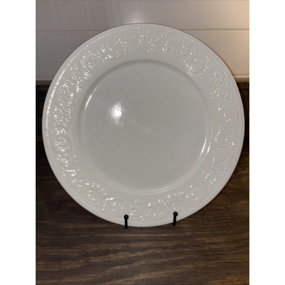 Farberware CALAIS 4173 China 12.25" Plate Round Serving Platter 22K